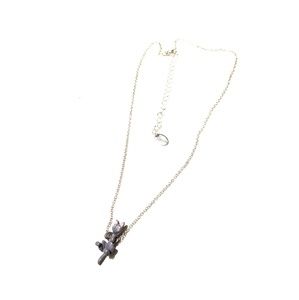 Claire's Lucky Falling Cat Necklace